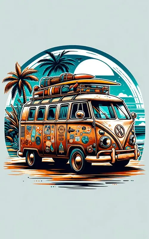 Vintage Camper Van